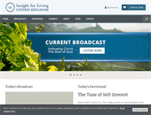 Tablet Screenshot of insightforliving.org.uk